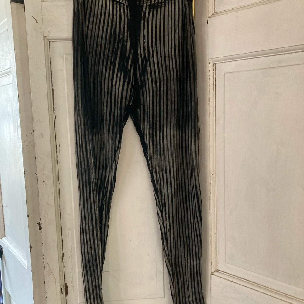 Batik leggings funky striped pattern size M/L